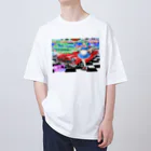 紫雲山 大泉寺の大泉寺アート御朱印「アマビエ50s」 Oversized T-Shirt