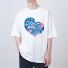 晴れ文字屋のLOVE♥ Oversized T-Shirt