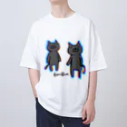 Edna_Rueのちょっとチカチカするえどねこ Oversized T-Shirt