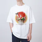 あっきー 🐈ねこ専門デザイナーのNEKOKABURI オーバーサイズTシャツ