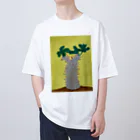 ルミリンネの多肉植物 y オーバーサイズTシャツ