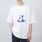 猫丸堂【ねこまるどう】のかんばらないひ Oversized T-Shirt