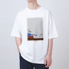 花瓶の疑問のNO WAR Oversized T-Shirt