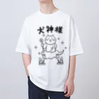 第２弾！1,000円引きセール開催中！！！★kg_shopの犬神様 Oversized T-Shirt