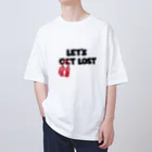 R.MuttのLet's Get Lost オーバーサイズTシャツ