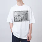 酉島伝法（∴）Dempow Torishimaの寄生ラッシュ（表、裏）1 オーバーサイズTシャツ