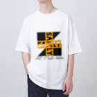 Safelyのsafely 十字ver.2  White  オーバーサイズTシャツ