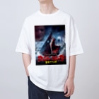 COMMA＋の『ウィジャ・シャーク 霊界サメ大戦』日本語ボツ版ジャケット Oversized T-Shirt