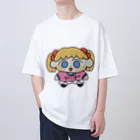 おいらマンモスの(明るい色用)ひざちゃんてーしゃつ オーバーサイズTシャツ