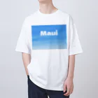 AllBlue-13-のMaui グッズ Oversized T-Shirt