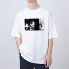 塩林檎の🖤🤍 ×2 オーバーサイズTシャツ