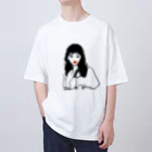 chr＊シンプルイラストのパーマノオンナノコ Oversized T-Shirt