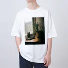 毎日ころりんの猫の写ルンです Oversized T-Shirt