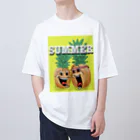 ASKのSUMMER パイナップル オーバーサイズTシャツ