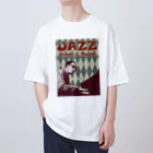 Hungry FreaksのJAZZ: Night & Music Oversized T-Shirt