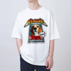 ケロケロワークスのロックビーグル オーバーサイズTシャツ