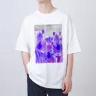 MiYoKa-BISHのPurple Zebra by MiYoKa-BISH オーバーサイズTシャツ