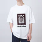 ゴミクズ再生工場北半球営業所の浜田は生きている Oversized T-Shirt