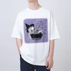 Mizna WadaのBlack Cauldron Oversized T-Shirt