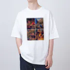 akira_honのテント泊 Oversized T-Shirt