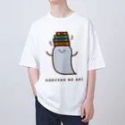 高堂玲/イラストの方の読書の秋おばけ Oversized T-Shirt