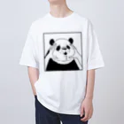 wakutaのむぎゅっとされているパンダ Oversized T-Shirt