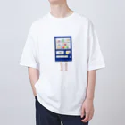 dougaseiseitokoroの足の生えた自動販売機 オーバーサイズTシャツ