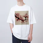 2024のAI「桜」Tシャツ（3） オーバーサイズTシャツ