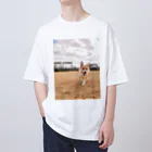 脚長コーギーの脚長コーギーむぎくん Oversized T-Shirt