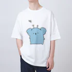 momeのどこかの星の生き物 - 青いやつ Oversized T-Shirt