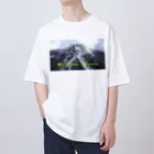 D-aerialの雪の日光白根山 オーバーサイズTシャツ