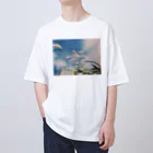 mikoのススキとうろこ雲 オーバーサイズTシャツ