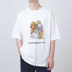 矢高あおいの【Prairie dog lover×Art】ロココスタイル オーバーサイズTシャツ