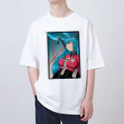 A.R.SのBUNNYGIRL (FRONT) Oversized T-Shirt