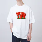 みけにっけ商店のグミベアーとお魚ちゃん Oversized T-Shirt