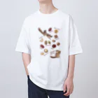 huroshikiのNUTS collection ナッツコレクション Oversized T-Shirt