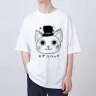 nika722のヒヤリキャット オーバーサイズTシャツ