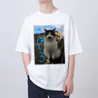 chataro1のミケ猫一族  さばしろ オーバーサイズTシャツ