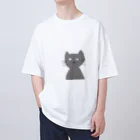 yononkeyのnemutai neko クッション Oversized T-Shirt