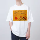 新商品PTオリジナルショップの碓氷峠の紅葉 オーバーサイズTシャツ