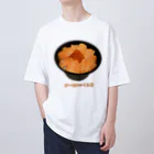 脂身通信Ｚのサーモンいくら丼_230103 オーバーサイズTシャツ