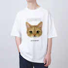 猫のイラスト屋さんのchamyi Oversized T-Shirt