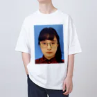 猫沼鱒男の何でもない屋の作者の証明写真 オーバーサイズTシャツ
