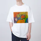 ムスメアートのOil art 2 オーバーサイズTシャツ