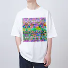 egg Artworks & the cocaine's pixの虹獣 オーバーサイズTシャツ