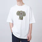 ki-tan shopのBANゾウ君 Oversized T-Shirt