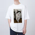 飴色の猫の紋さん(ペロリ) オーバーサイズTシャツ