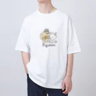 ぷぷまるのぷぷまる ねこもいっしょ おおきめ Oversized T-Shirt