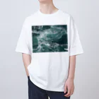 ばにらびいんず(鳥)の海 オーバーサイズTシャツ