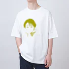 isuta ism.online shopの頬杖女子 オーバーサイズTシャツ